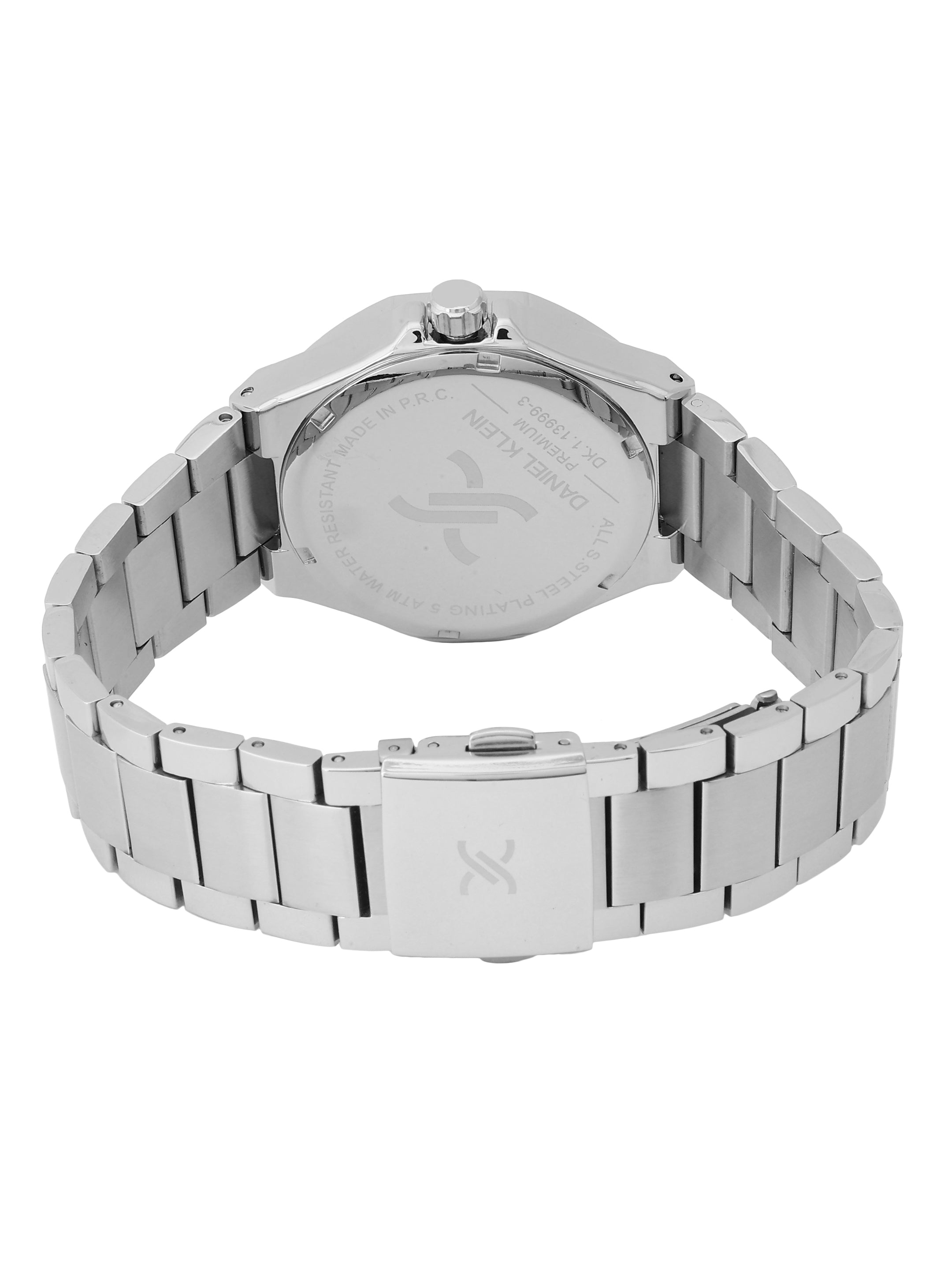 Daniel Klein Men Dial &amp; Stainless Steel Bracelet Style Straps Analogue Watch