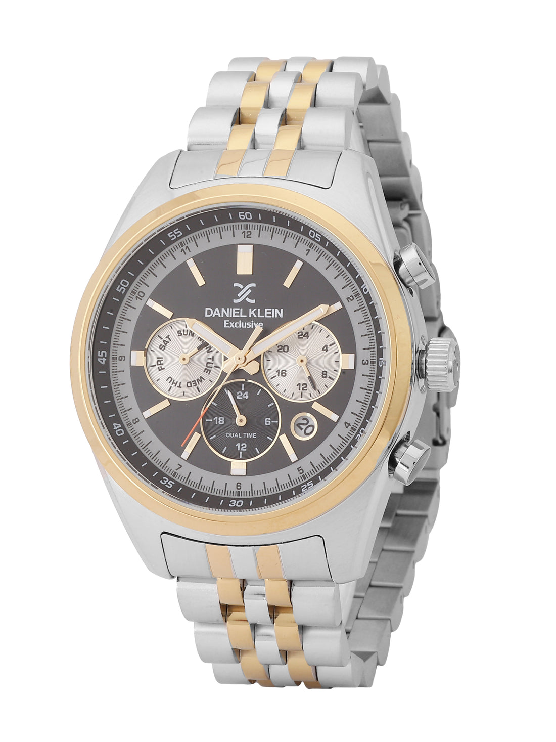 Daniel Klein Exclusive Unisex Dial &amp; Stainless Steel Analogue Watch DK.1.13976-5