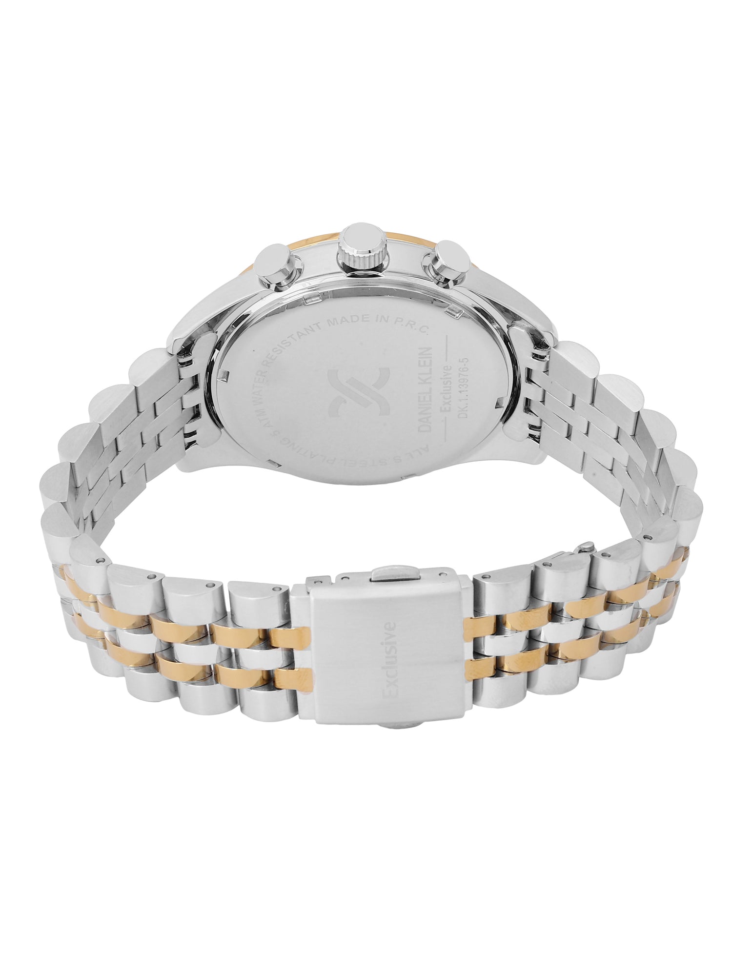 Daniel Klein Exclusive Unisex Dial &amp; Stainless Steel Analogue Watch DK.1.13976-5