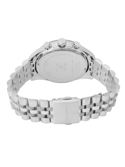 Daniel Klein Exclusive Unisex Dial &amp; Stainless Steel Bracelet Style Straps Analogue Watch