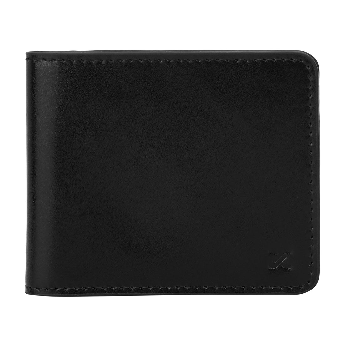 Daniel Klein Men’s Premium Genuine Leather Wallet – Smooth Classic Black Edition