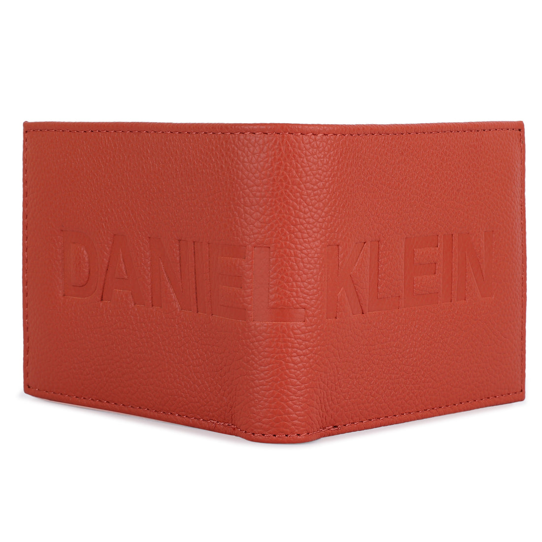&quot;Daniel Klein Men’s Signature Wallet – Classic Textured Orange Edition	&quot;
