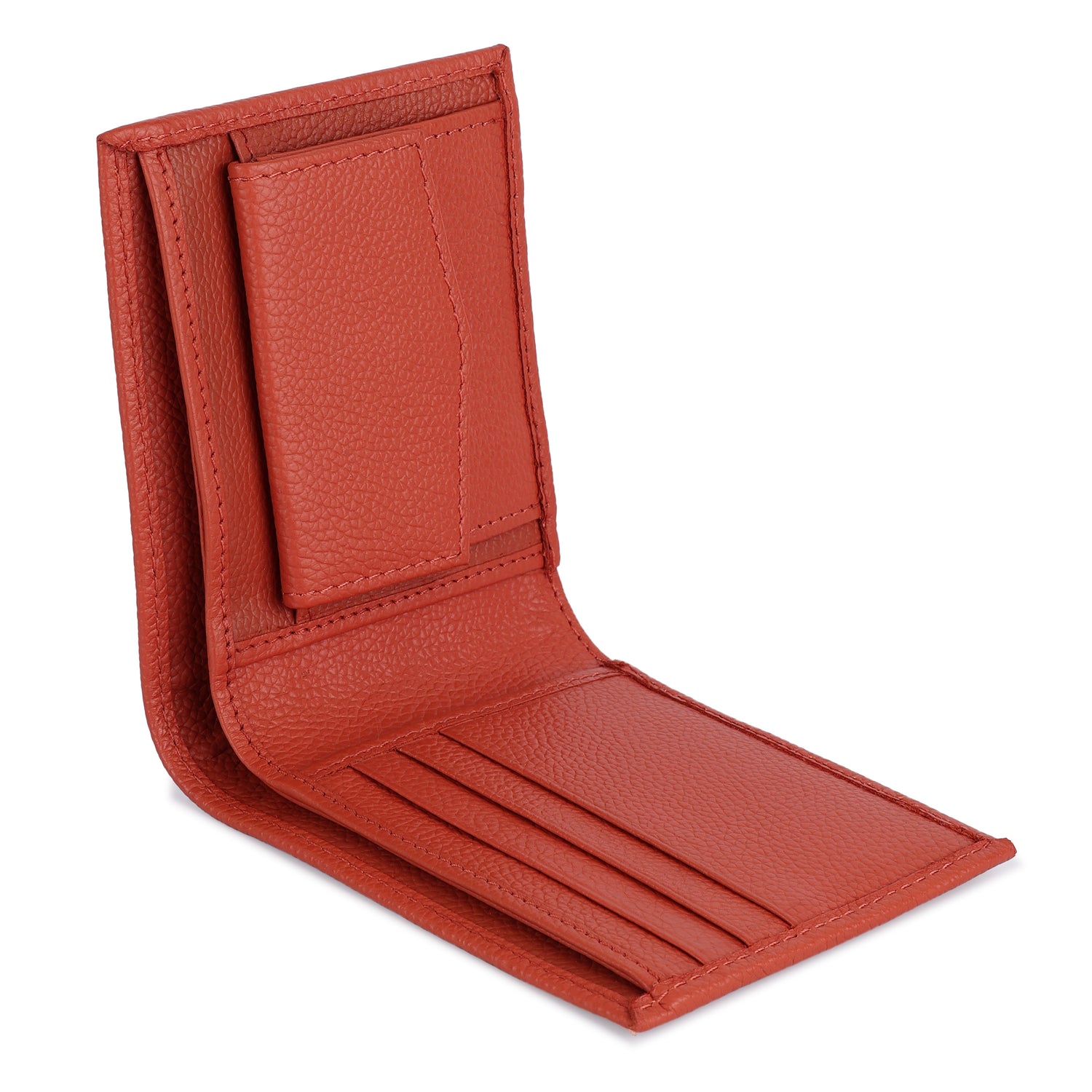 &quot;Daniel Klein Men’s Signature Wallet – Classic Textured Orange Edition	&quot;