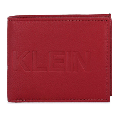 &quot;Daniel Klein Men’s Signature Wallet – Classic Textured Red Edition	&quot;