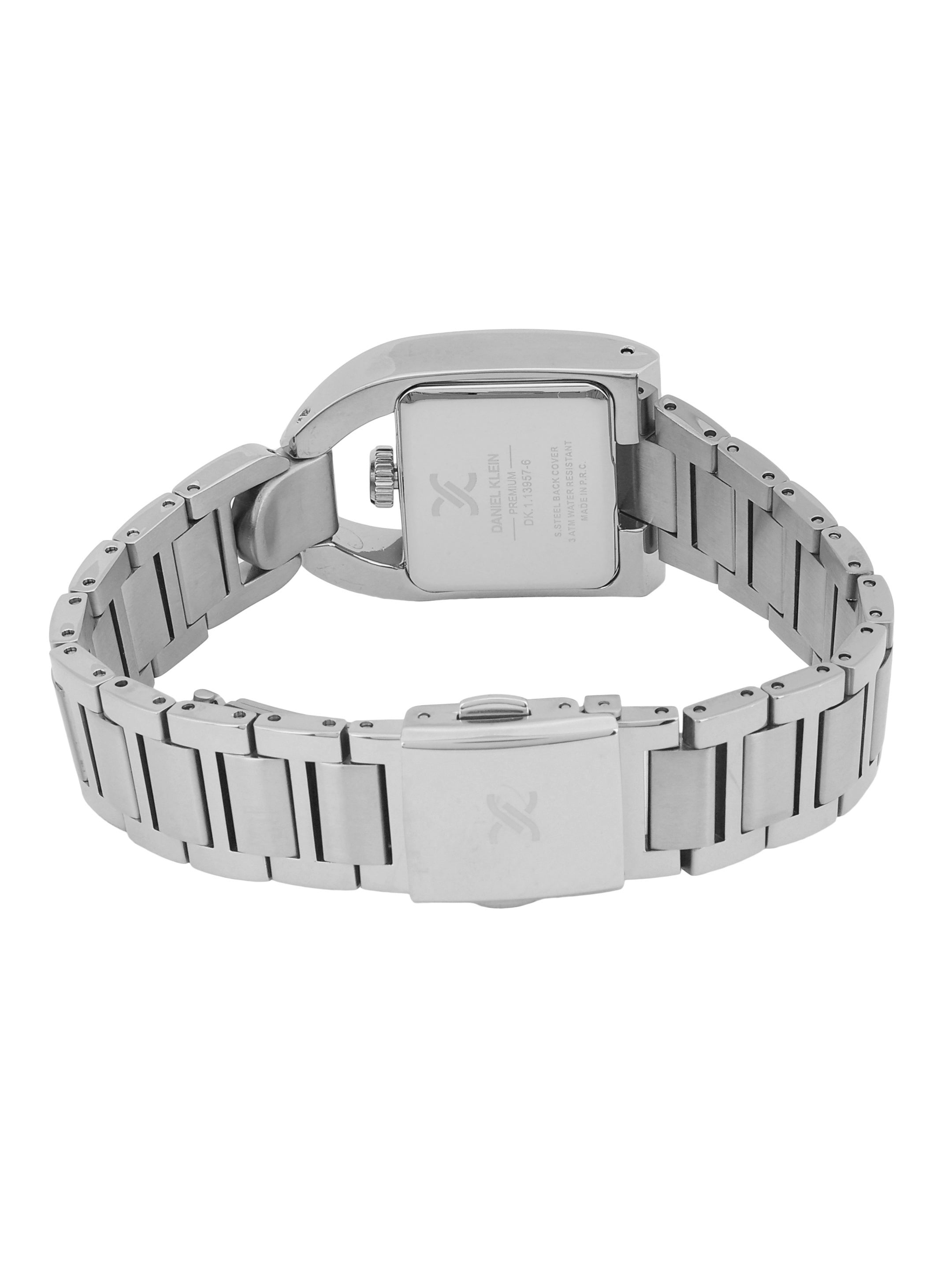 Daniel Klein Women Dial &amp; Stainless Steel Bracelet Style Analogue Watch DK.1.13957-2