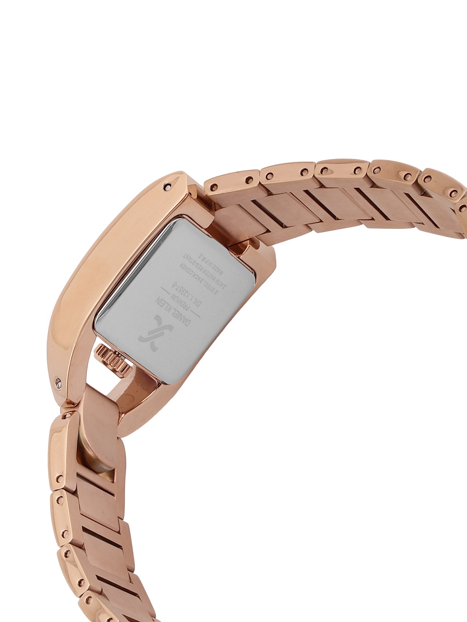Daniel Klein Women Embellished Dial &amp; Stainless Style Straps Analogue Watch DK.1.13957-6