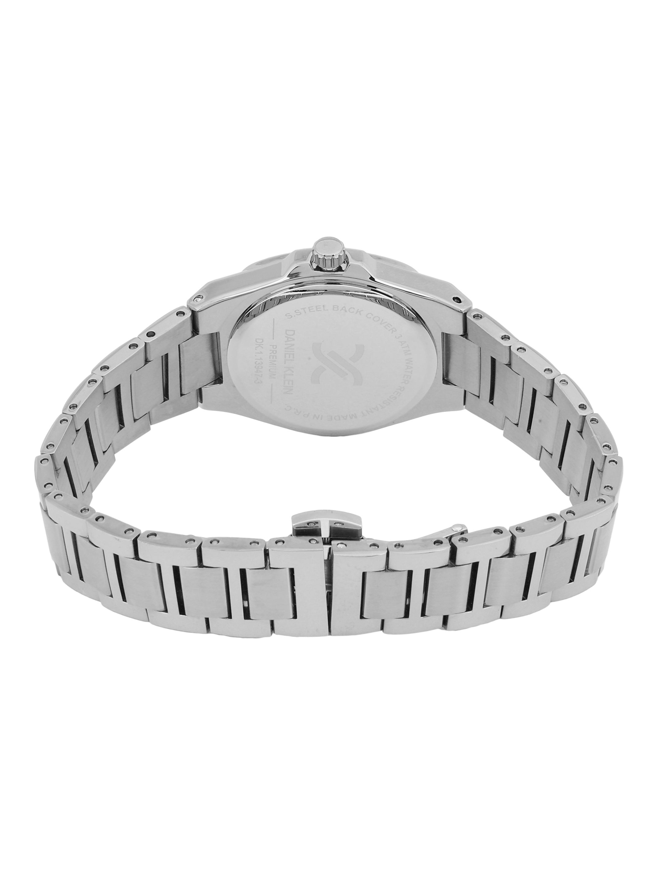 Daniel Klein Women Dial &amp; Stainless Steel Bracelet Style Analogue Watch DK.1.13947-2