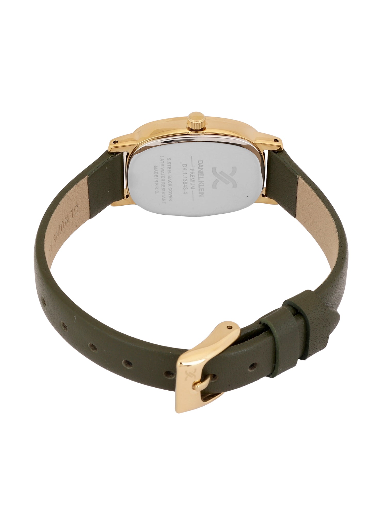 Daniel Klein Women Embellished Dial &amp; Leather Straps Analogue Watch DK.1.13943-4