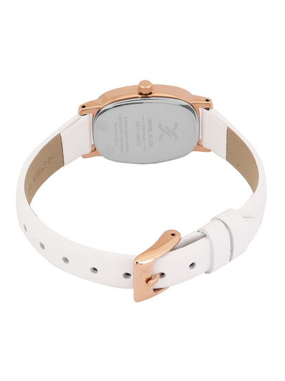Daniel Klein Women Embellished Dial &amp; Leather Straps Analogue Watch DK.1.13943-5