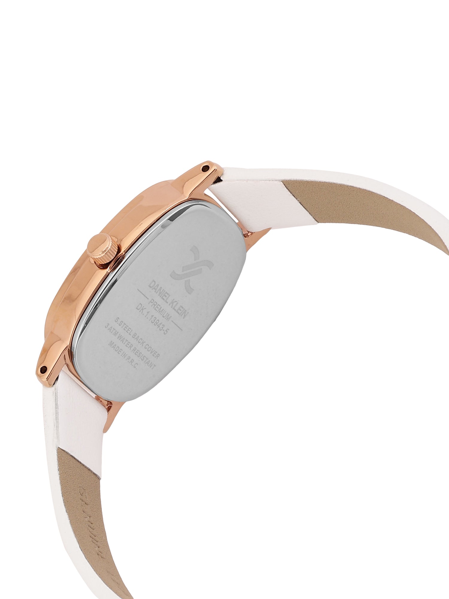 Daniel Klein Women Embellished Dial &amp; Leather Straps Analogue Watch DK.1.13943-5