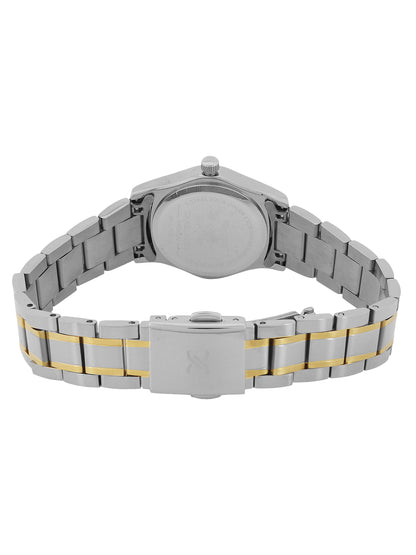 Daniel Klein Silver Dial Two-Tone Women’s Analog Watch DK.1.14271-3