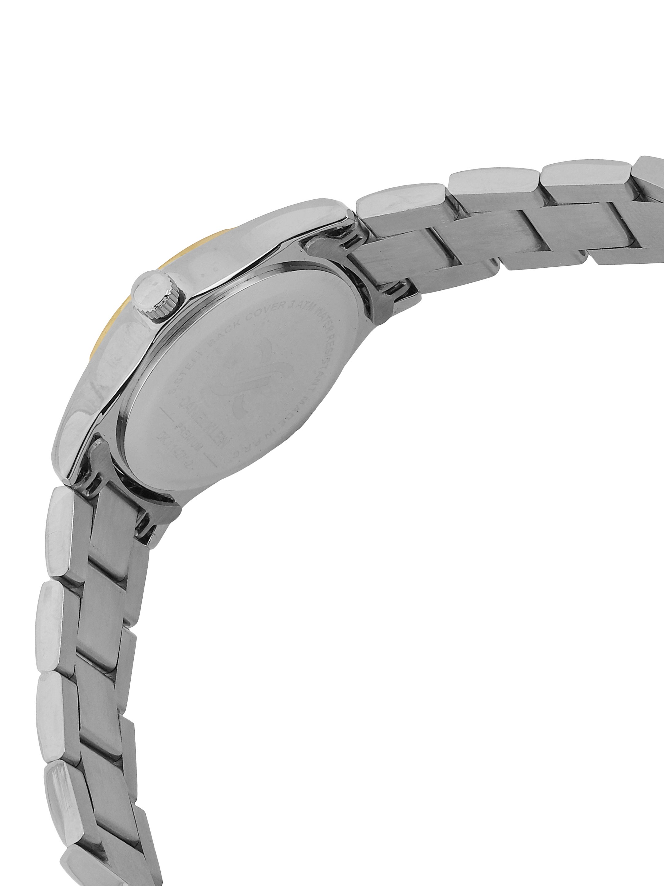 Daniel Klein Silver Dial Two-Tone Women’s Analog Watch DK.1.14271-3