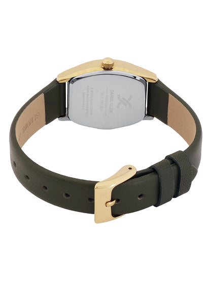 Daniel Klein Dark Green Dial &amp; Strap Women’s Analog Watch DK.1.14152-4