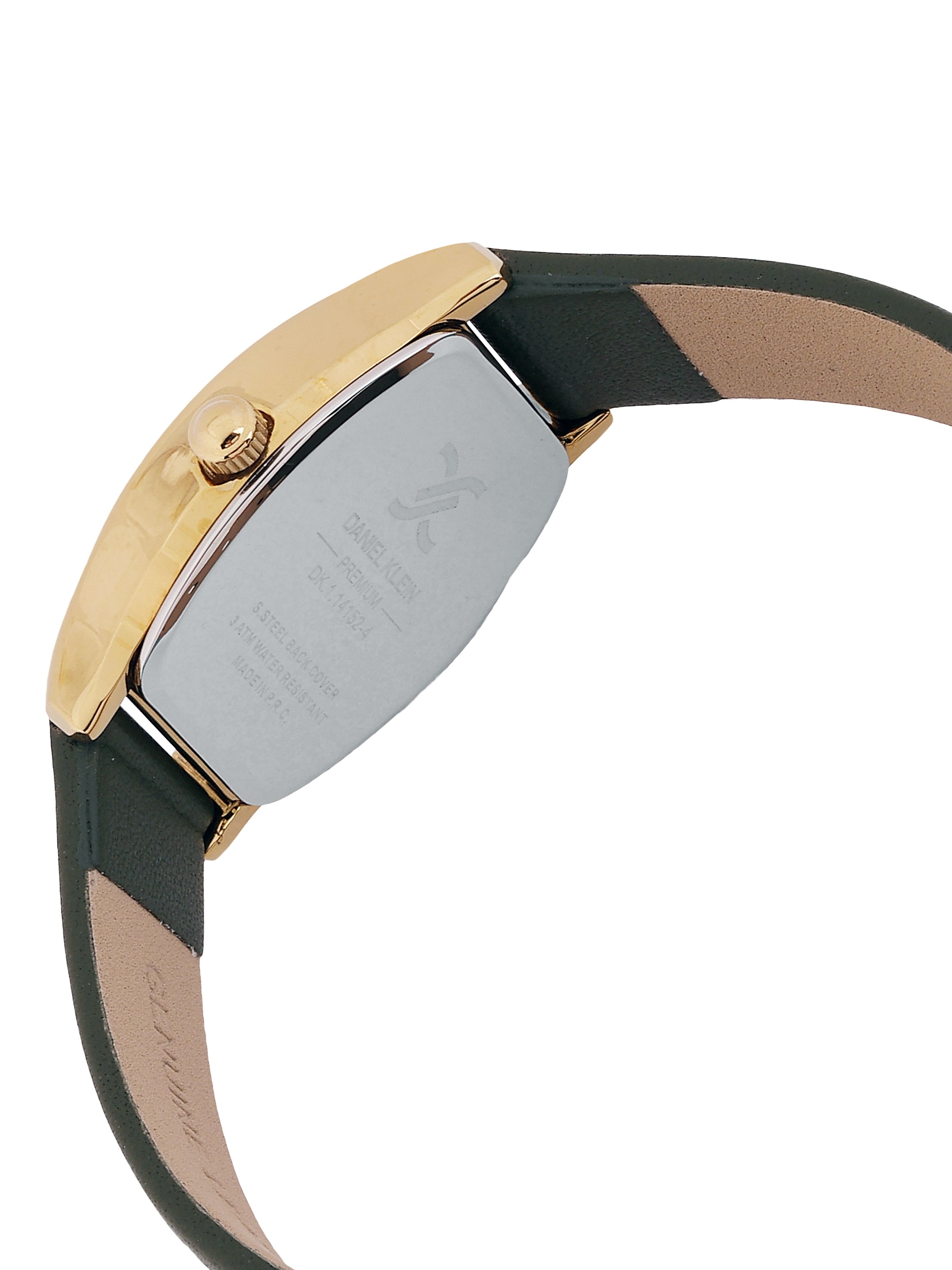 Daniel Klein Dark Green Dial &amp; Strap Women’s Analog Watch DK.1.14152-4