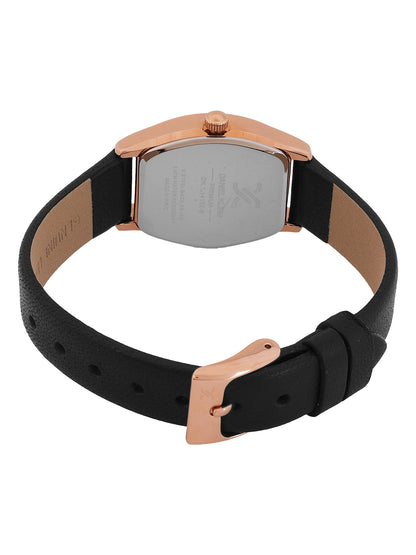 Daniel Klein Black Dial &amp; Black Strap Women’s Analog Watch DK.1.14152-6
