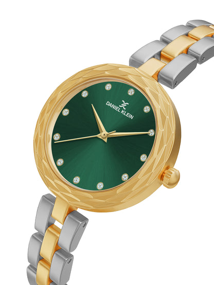 Daniel Klein Women Dial &amp; Stainless Steel Bracelet Style Straps Analogue Watch DK.20.10004-2