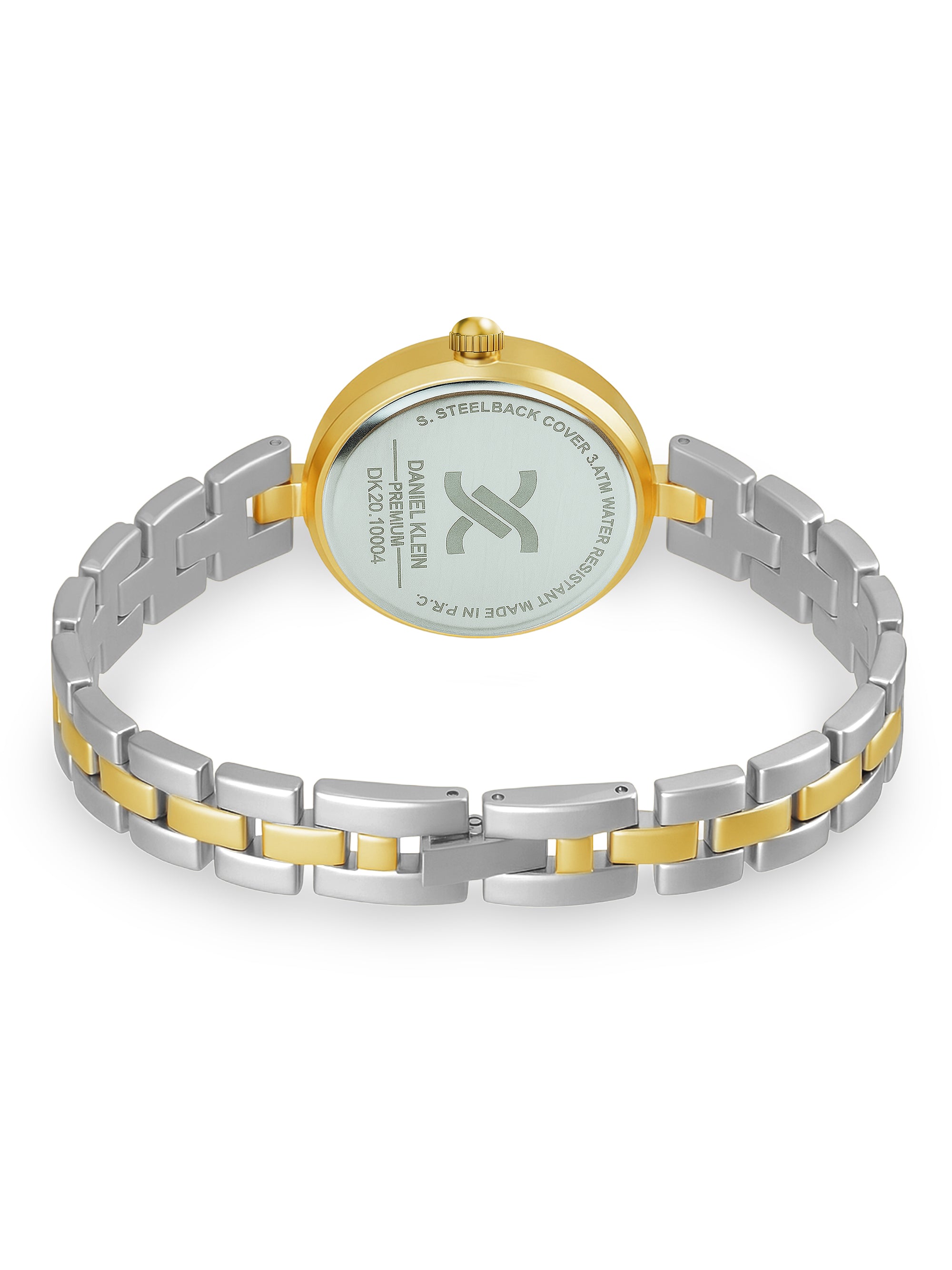 Daniel Klein Women Dial &amp; Stainless Steel Bracelet Style Straps Analogue Watch DK.20.10004-2