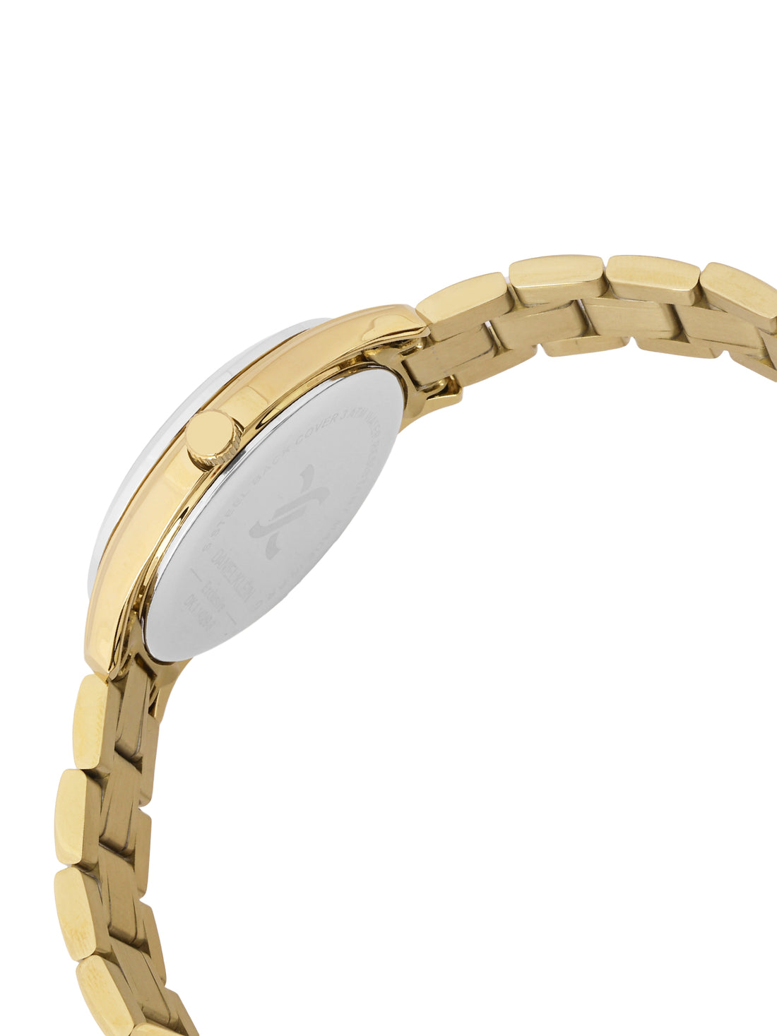 Daniel klein Dual-Tone Gold Sunray Brush Dial Watch for Women DK.1.14089-6