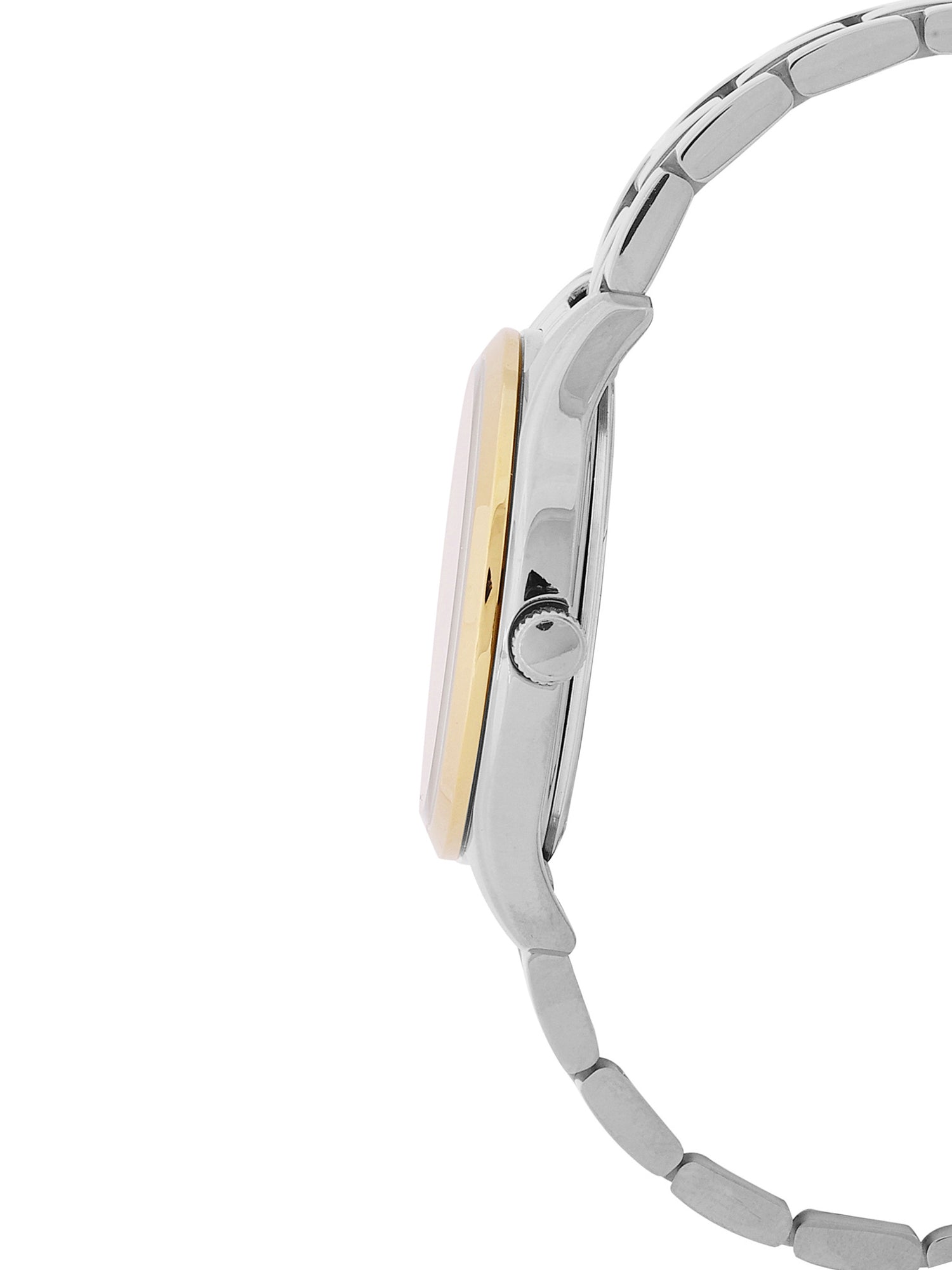 Daniel klein Dual-Tone IPS/IPG Dark Green Sunray Brush Dial Watch for Women DK.1.14089-5