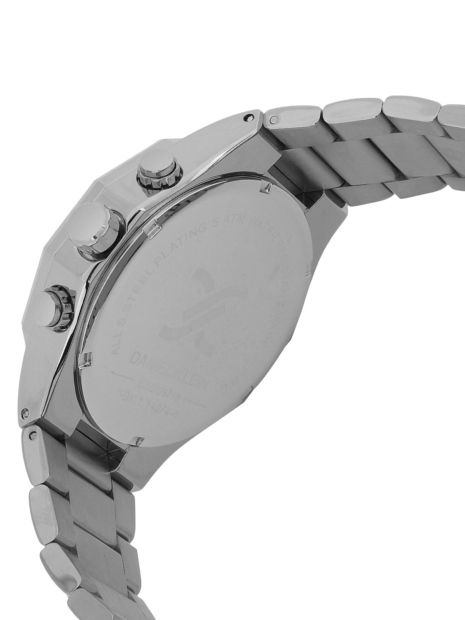 Daniel Klein Men’s Dark Blue Dial Stainless Steel Watch DK.1.14074-2