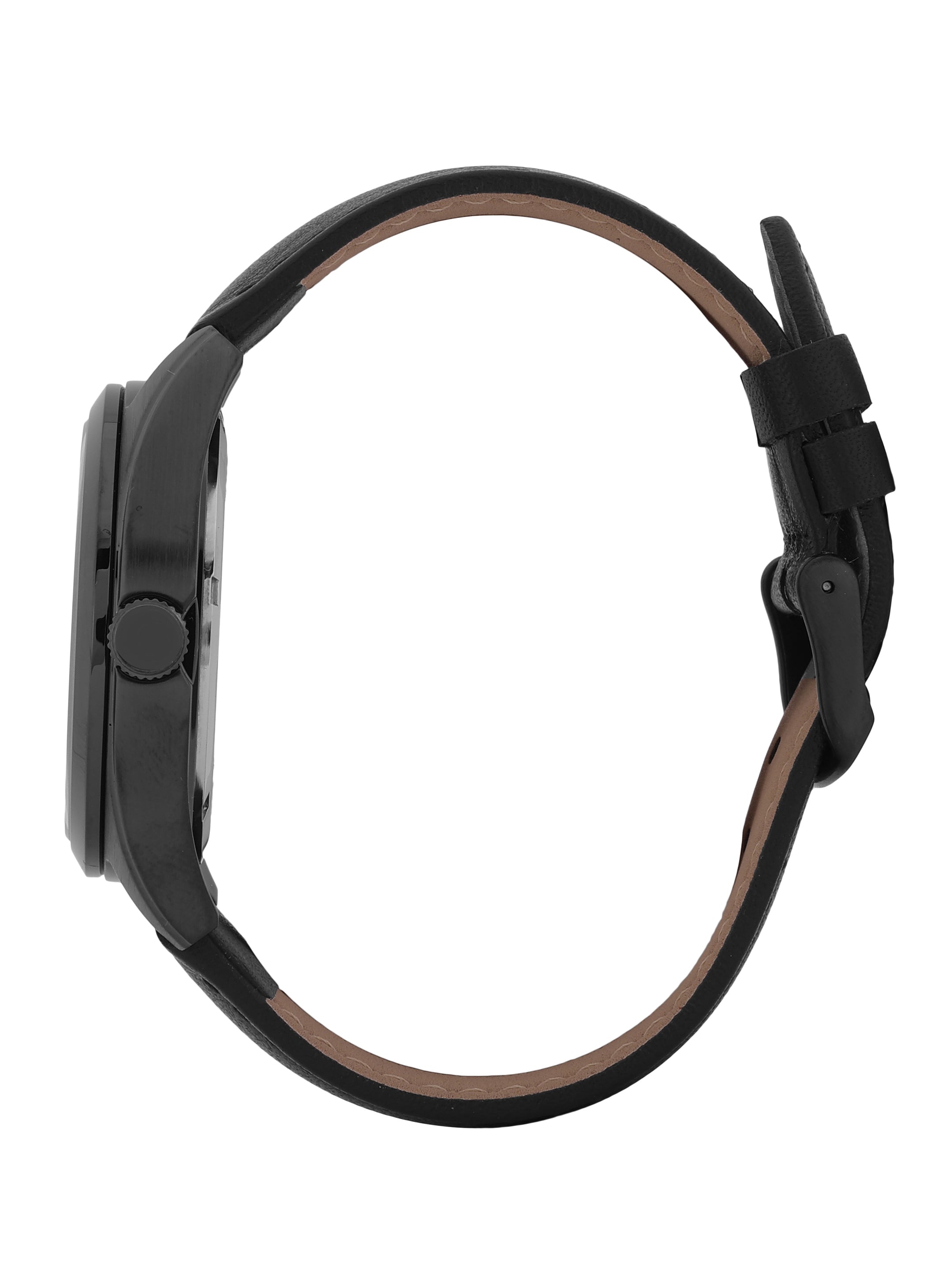 Daniel klein IPS Green Emboss Dial Leather Watch for Men DK.1.14088-2