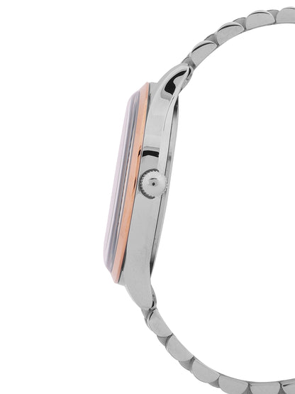 Daniel klein Dual-Tone IPS/IP Pink R.Gold Dark Green Sunray Dial Watch for Men DK.6.14033-5