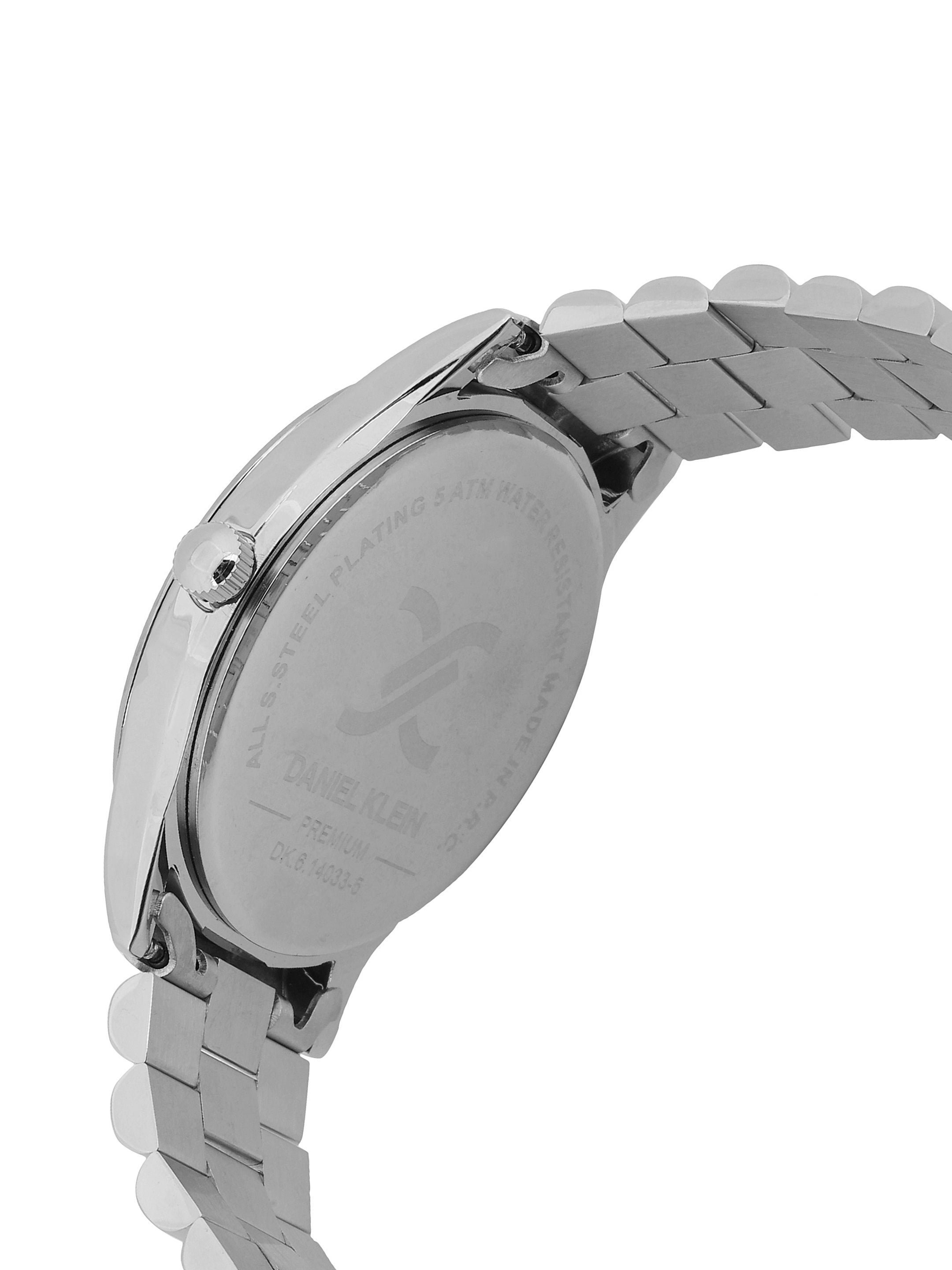 Daniel klein IPS Gun Black Sunray Dial Watch for Men DK.6.14033-2