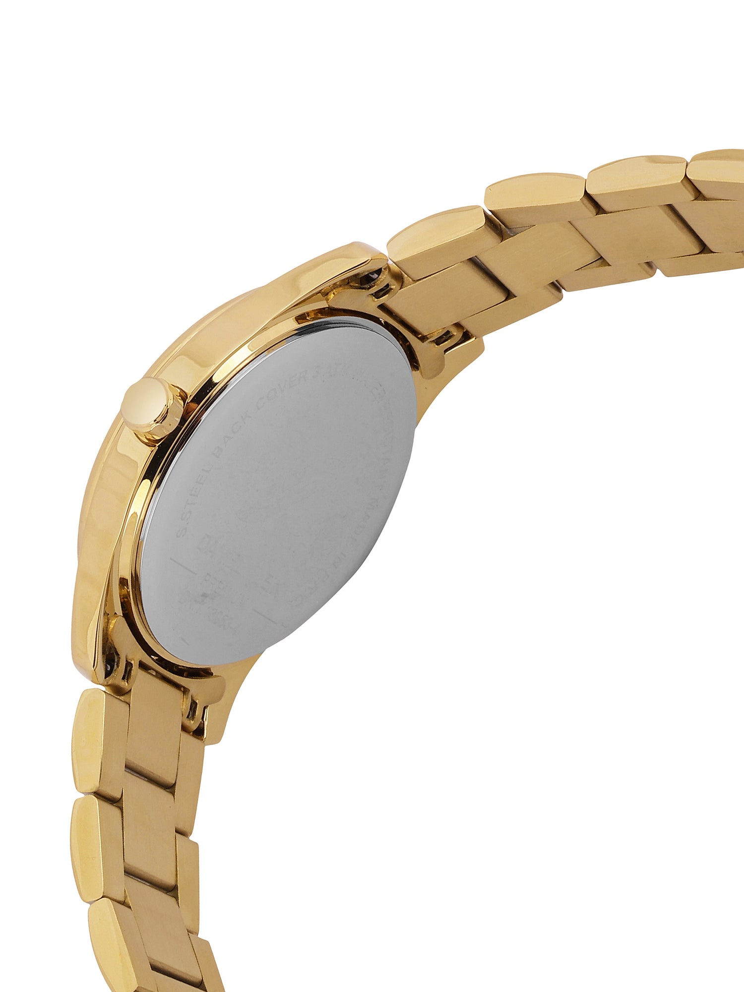 Daniel klein IPG Silver Embossed Dial Stone Watch for Women DK.1.13953-4