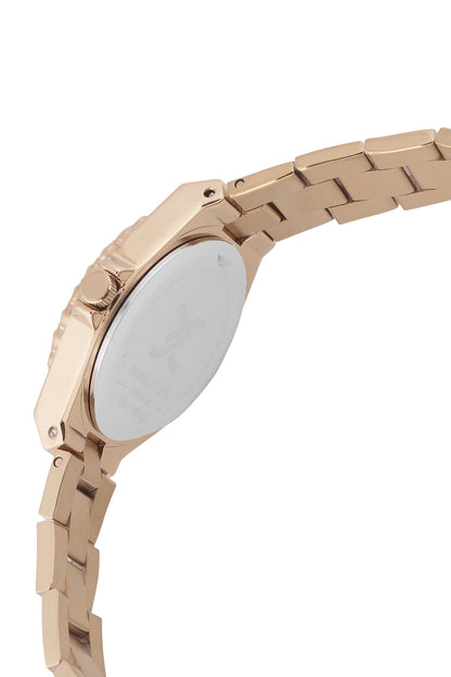 Round Rose Gold Dial Analog women&