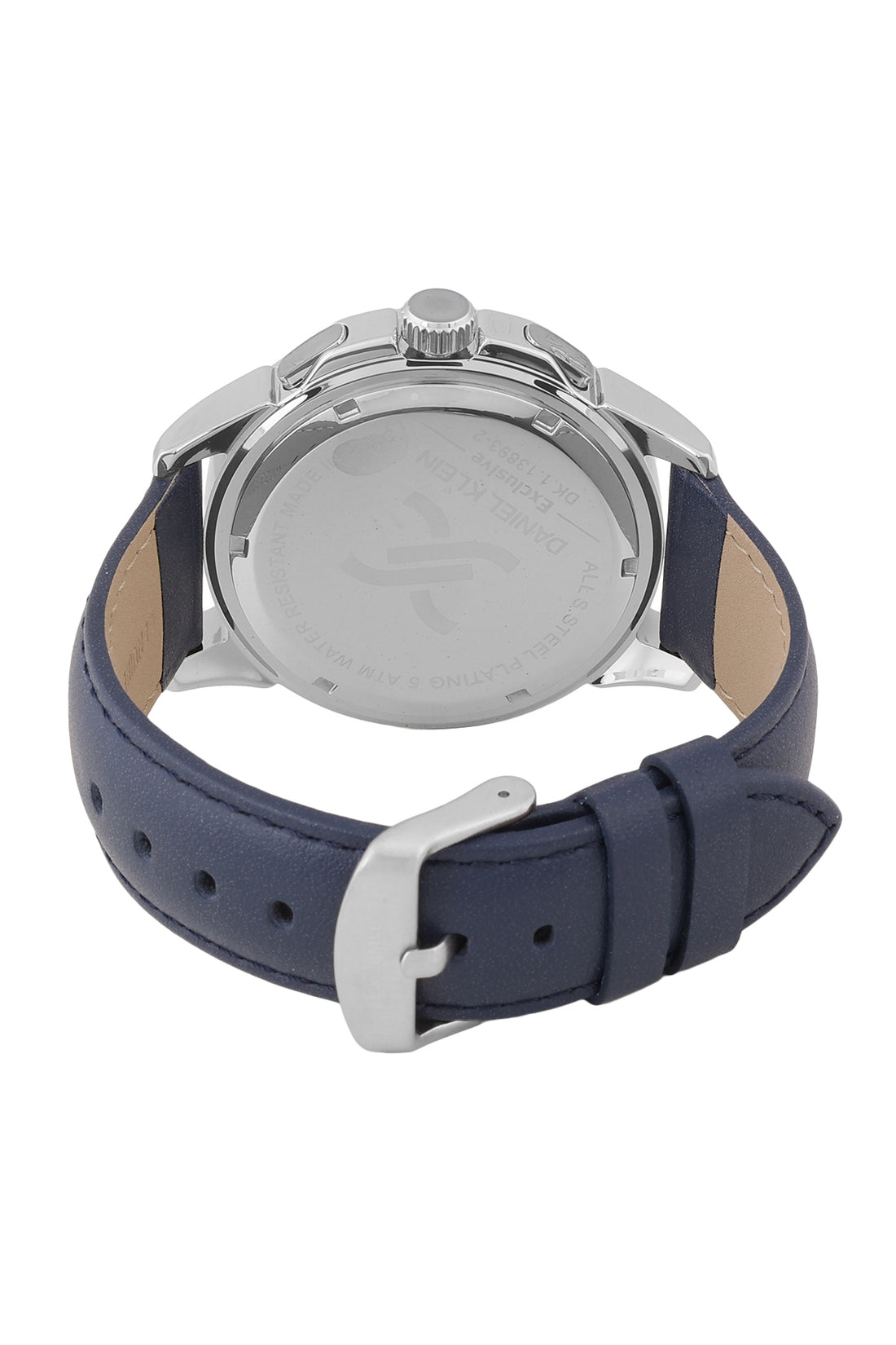 Designer Blue Dial Analog Watches with Leather Strap