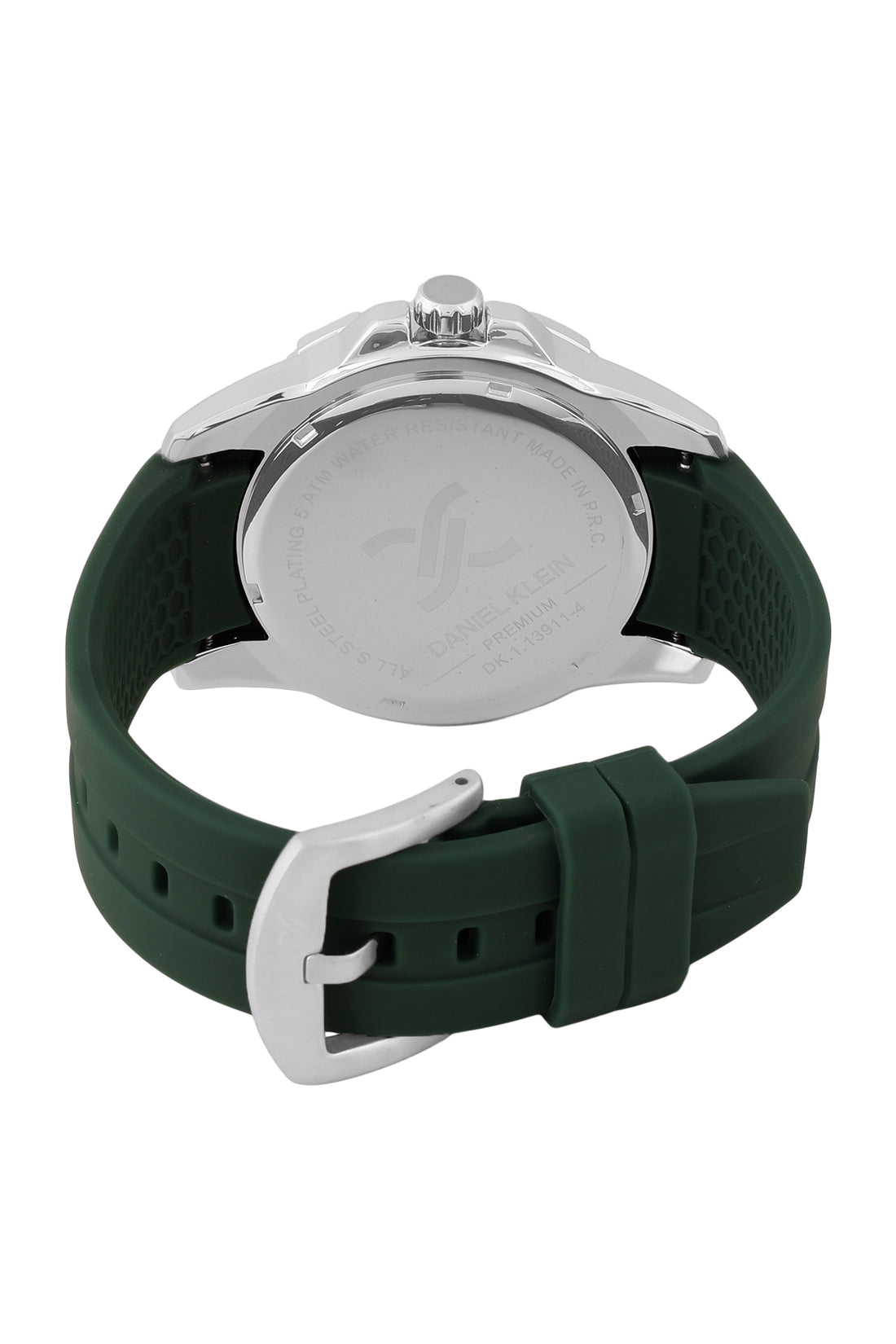 Elegant &amp; Functional Green Dial with Green Silicon Strap Men&