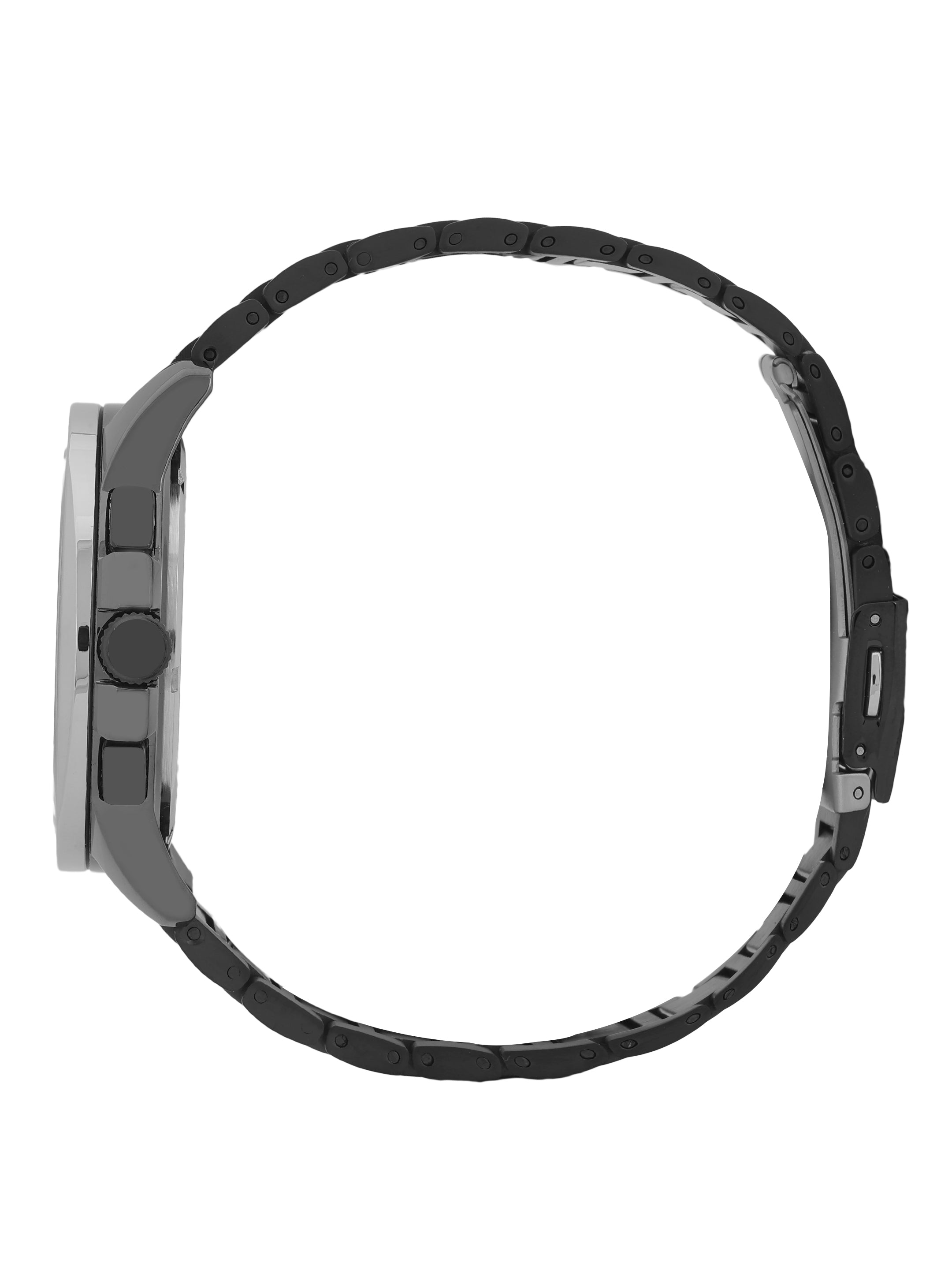 Daniel Klein Men’s Gun Black Dial Stainless Steel Watch DK.1.13995-4