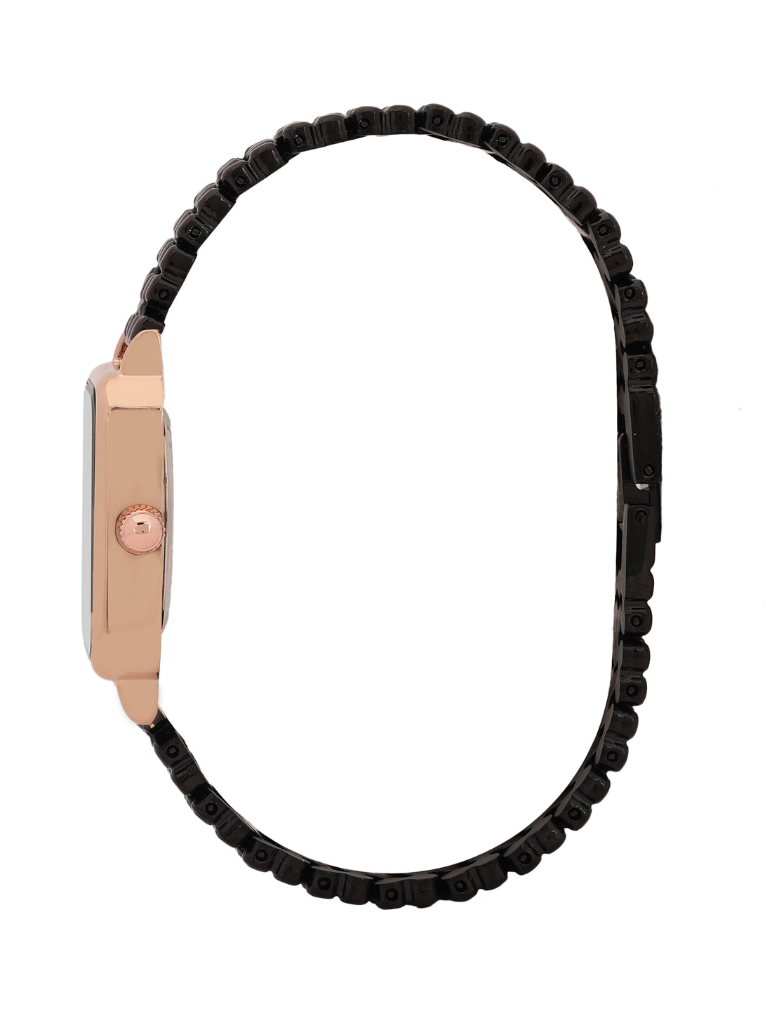&quot;Daniel Klein Women’s Rose Gold &amp; Black Watch – Stylish Bracelet Design, Premium Look &quot;