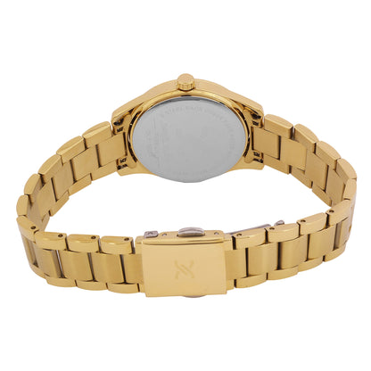 Daniel klein IPG Silver Embossed Dial Stone Watch for Women DK.1.13953-4