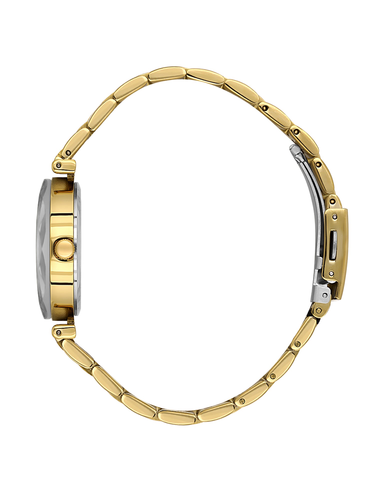 Daniel Klein Analog Dark Green Round Dial Gold/Dark Green Case Gold Strap Quartz Water-Resistant Wrist Watch for Women Girls, Ladies DK.6.14189-3