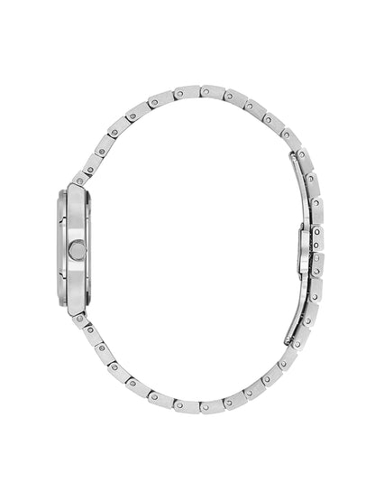 Daniel Klein Analog Silver Round Dial Silver Case Silver Strap Quartz Water-Resistant Wrist Watch for Women Girls, Ladies DK.1.14177-1