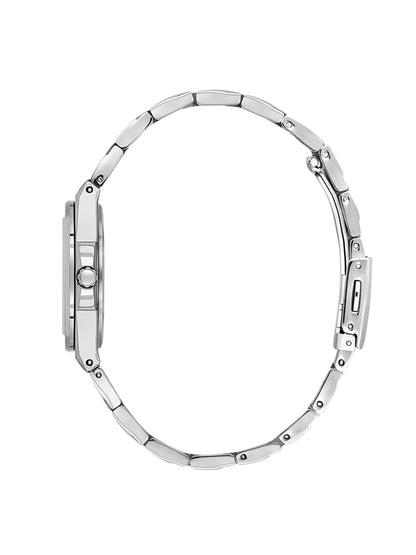 Daniel Klein Analog Green Round Dial Silver Case Silver Strap Quartz Water-Resistant Wrist Watch for Women Girls, Ladies DK.1.14171-2