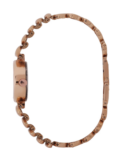 Daniel Klein Women’s Rose Gold Bracelet Watch – Elegant Silver Oval Dial, Premium Design