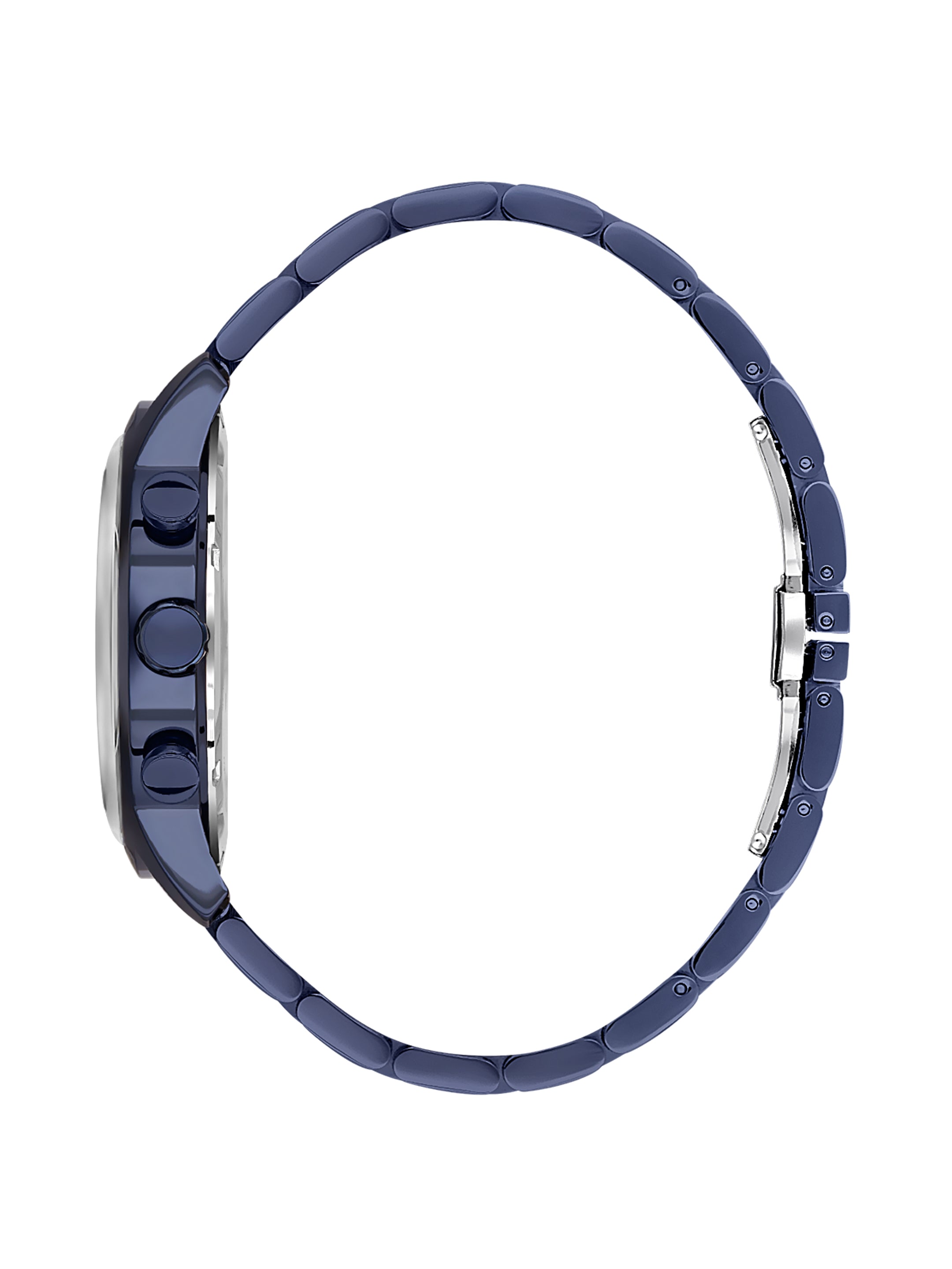 Daniel Klein Analog Blue Round Dial Blue Case Blue Strap Quartz Water-Resistant Wrist Watch for Men Boys DK.1.14238-5