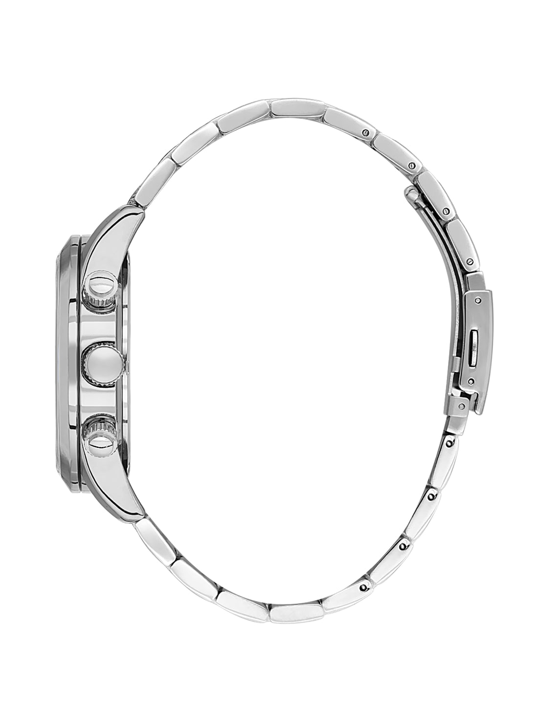Daniel Klein Analog Dark Blue Round Dial Silver Case Silver Strap Quartz Water-Resistant Wrist Watch for Men Boys DK.6.14259-3