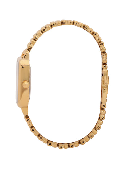 &quot;Daniel Klein Women’s Gold Bracelet Watch – Elegant Silver Dial, Premium Look &quot;