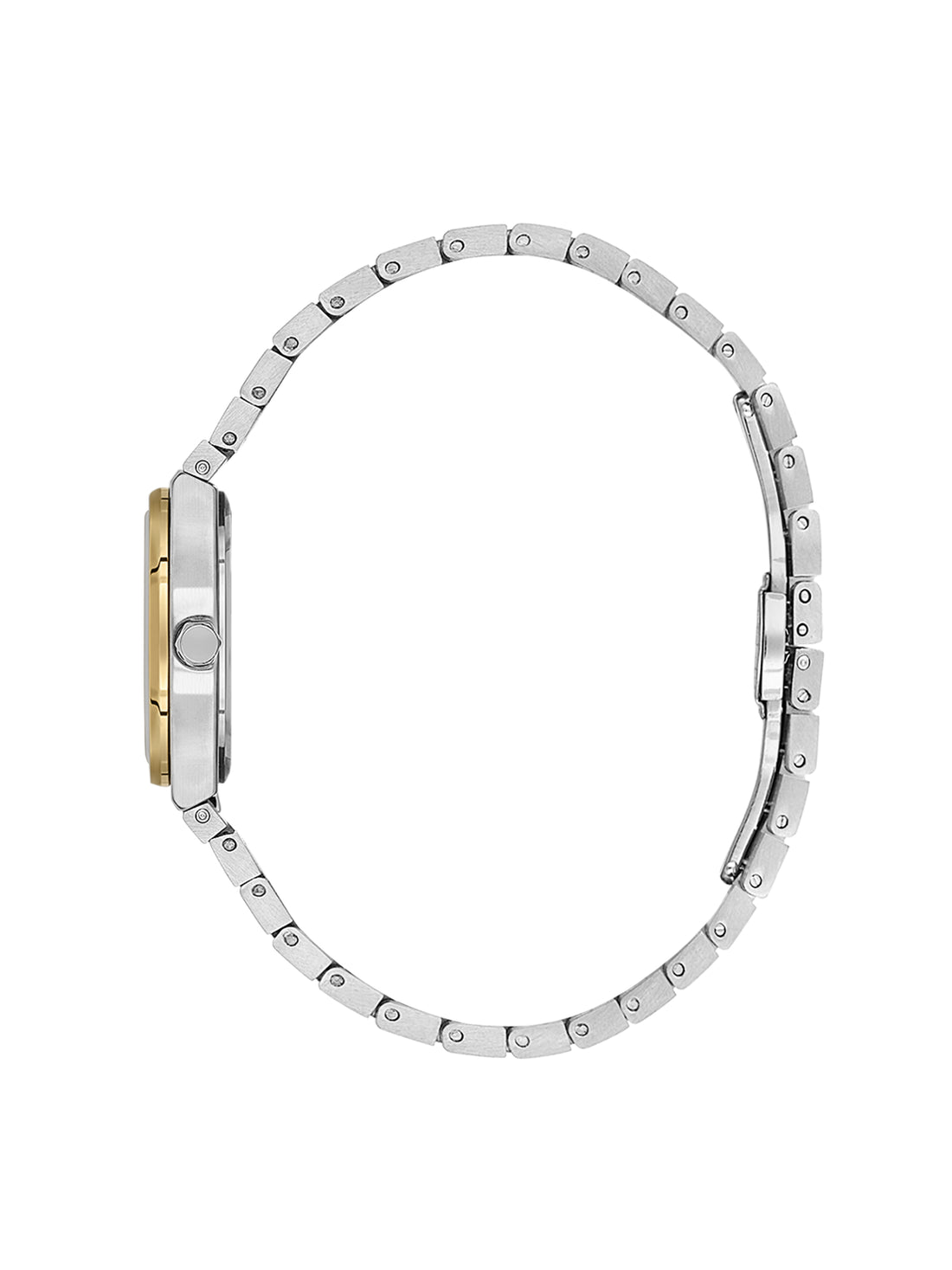 Daniel Klein Analog Silver Round Dial Silver and Gold Case Silver and Gold Strap Quartz Water-Resistant Wrist Watch for Women Girls, Ladies DK.1.14177-5