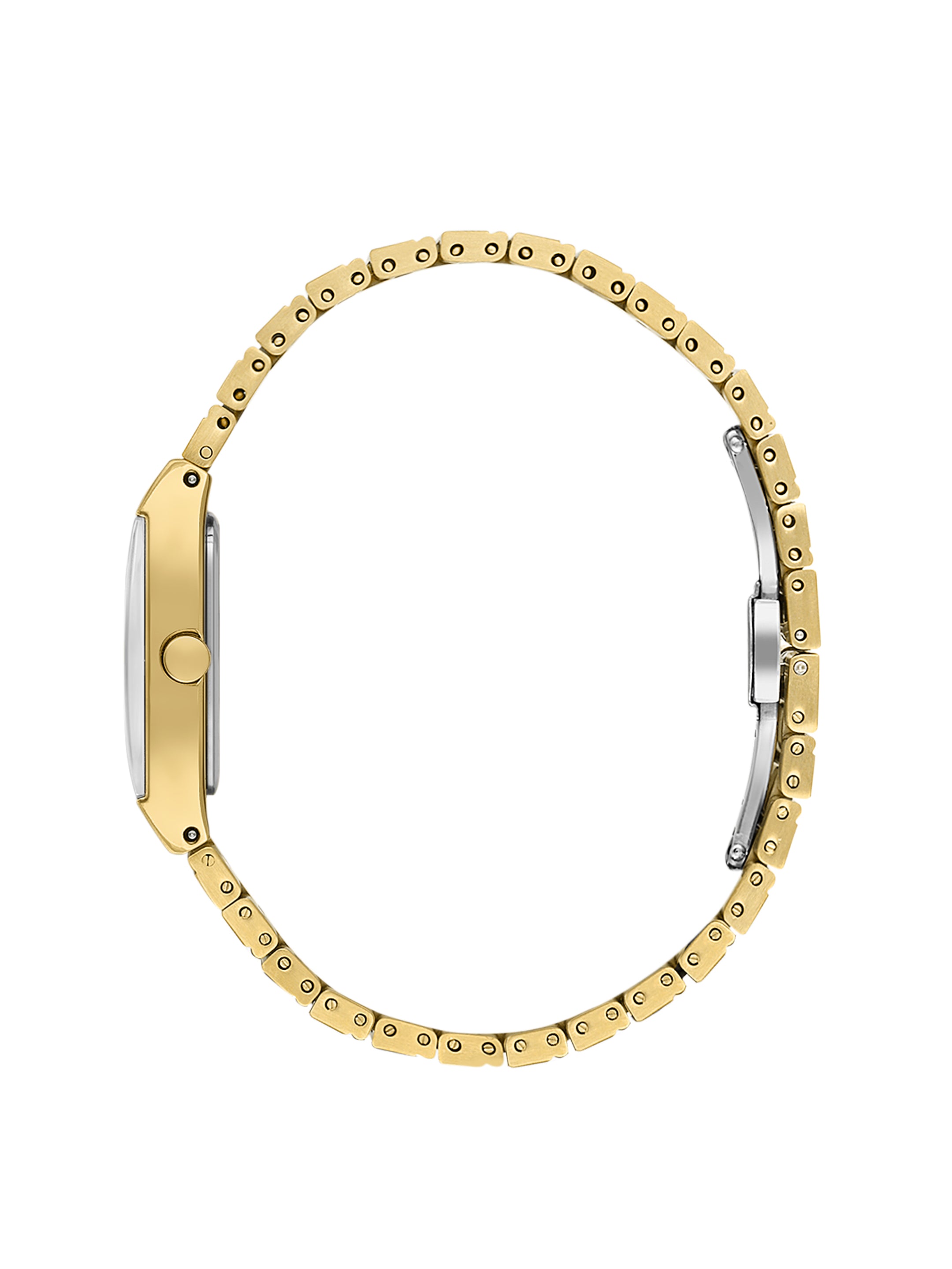 Daniel Klein Analog Dark Green Round Dial Gold/Dark Green Case Gold Strap Quartz Water-Resistant Wrist Watch for Women Girls, Ladies DK.1.14191-3