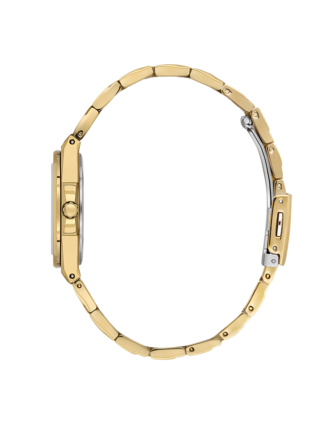 Daniel Klein Analog Silver Round Dial Gold Case Gold Strap Quartz Water-Resistant Wrist Watch for Women Girls, Ladies DK.1.14171-3