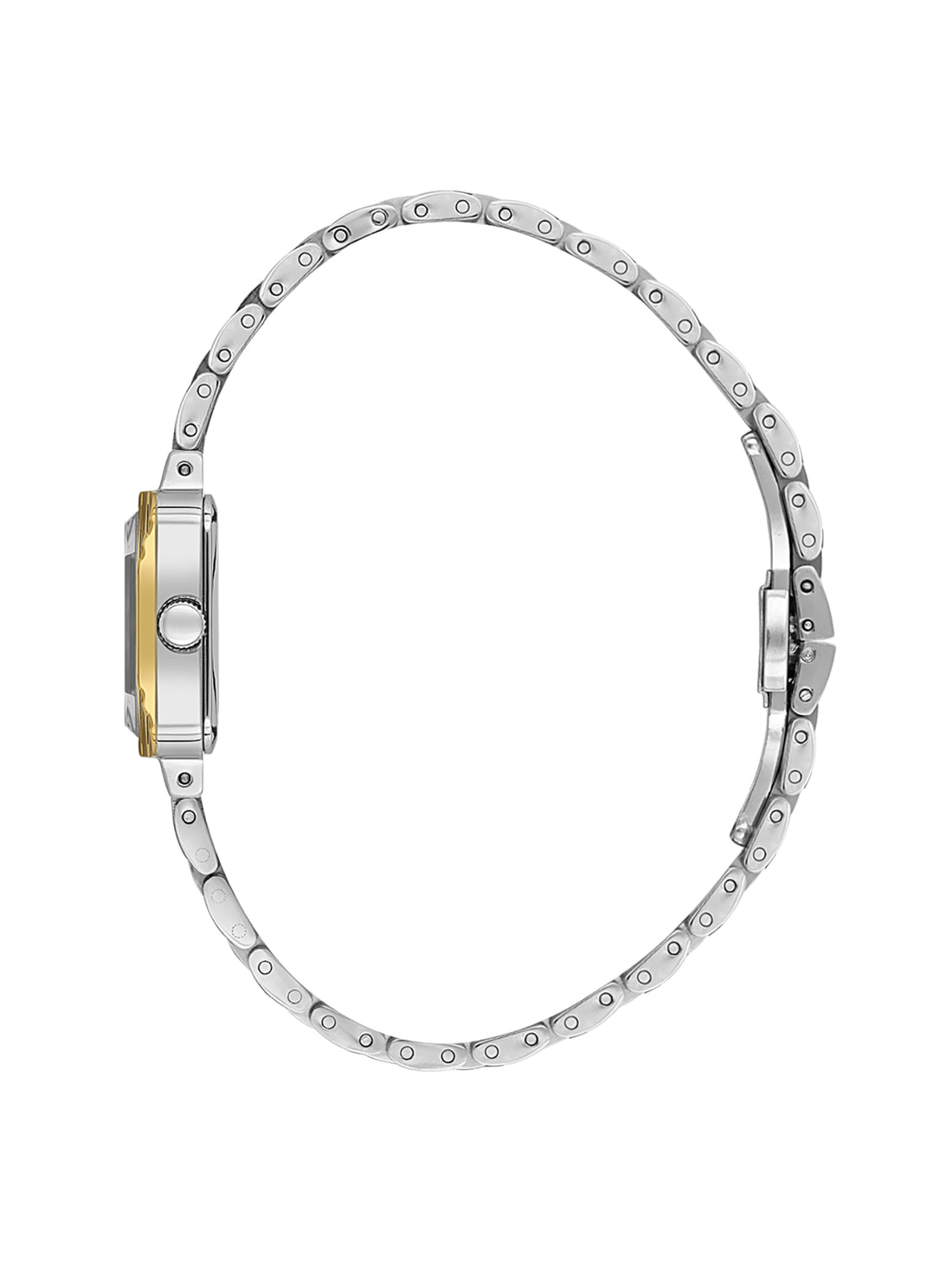 Daniel Klein Analog Silver Round Dial Silver and Gold Case Silver and Gold Strap Quartz Water-Resistant Wrist Watch for Women Girls, Ladies DK.1.14153-4