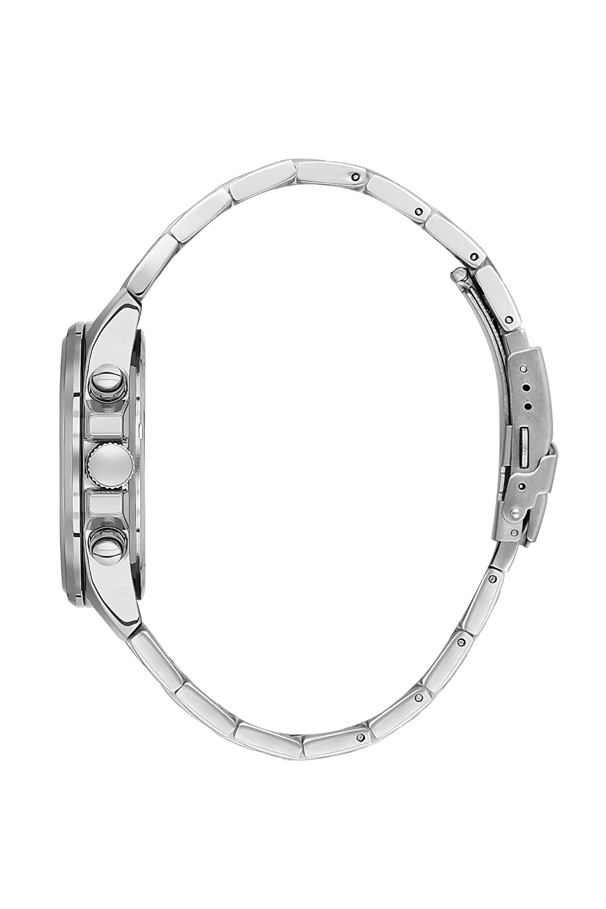 Daniel Klein Analog Dark Blue Round Dial Silver Case Silver Strap Quartz Water-Resistant Wrist Watch for Men Boys DK.6.14261-5