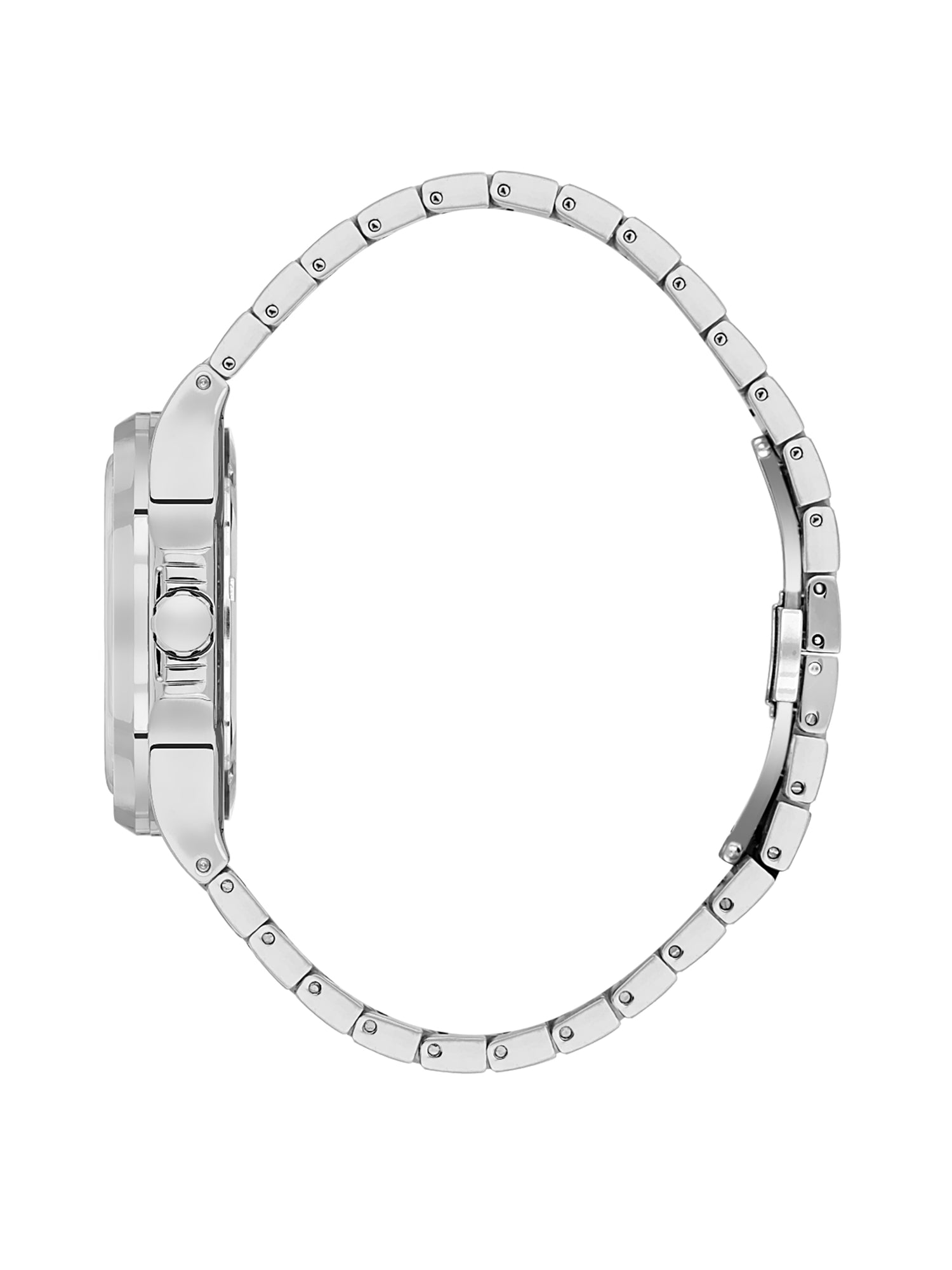 Daniel Klein Analog Black Round Dial Silver Case Silver Strap Quartz Water-Resistant Wrist Watch for Men Boys DK.1.14201-2