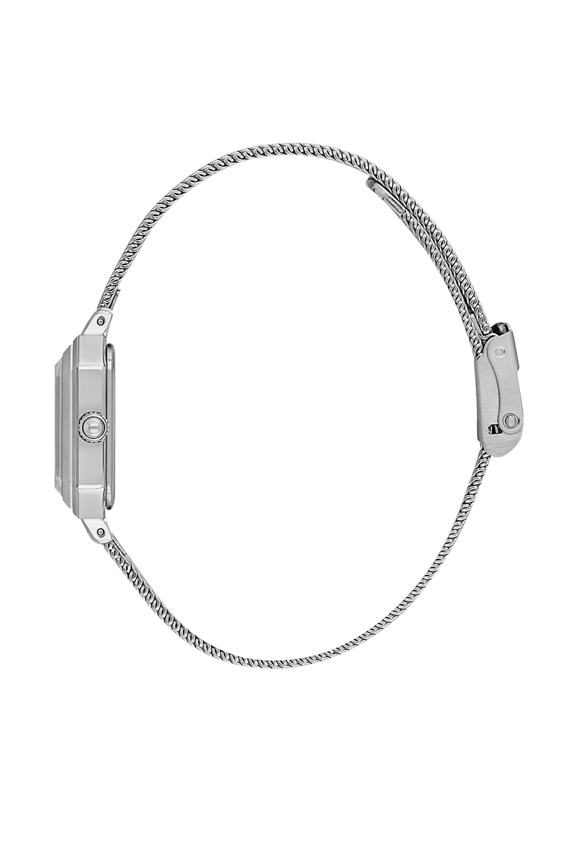 Daniel klein Premium Lady Brown Sunray Dial Silver Mesh Watch DK.1.13945-1