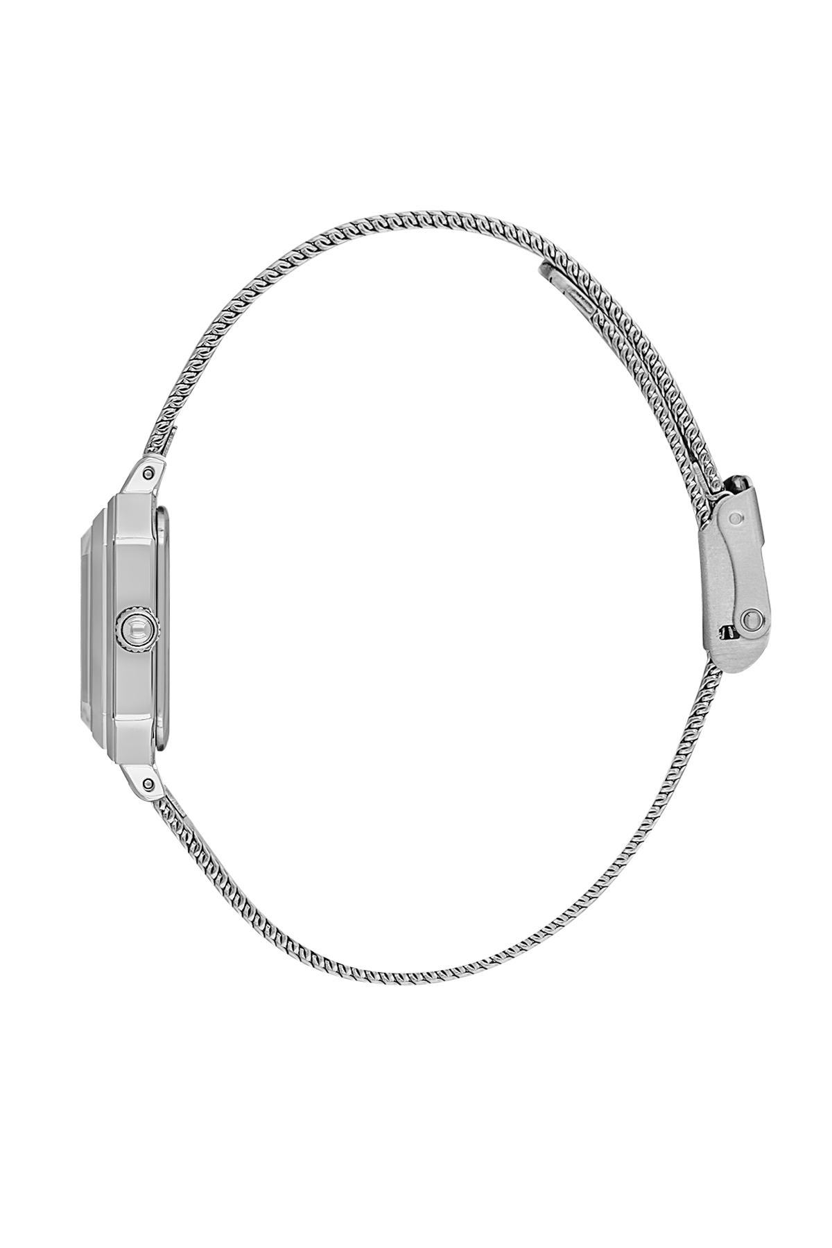 Daniel klein Premium Lady Brown Sunray Dial Silver Mesh Watch DK.1.13945-1