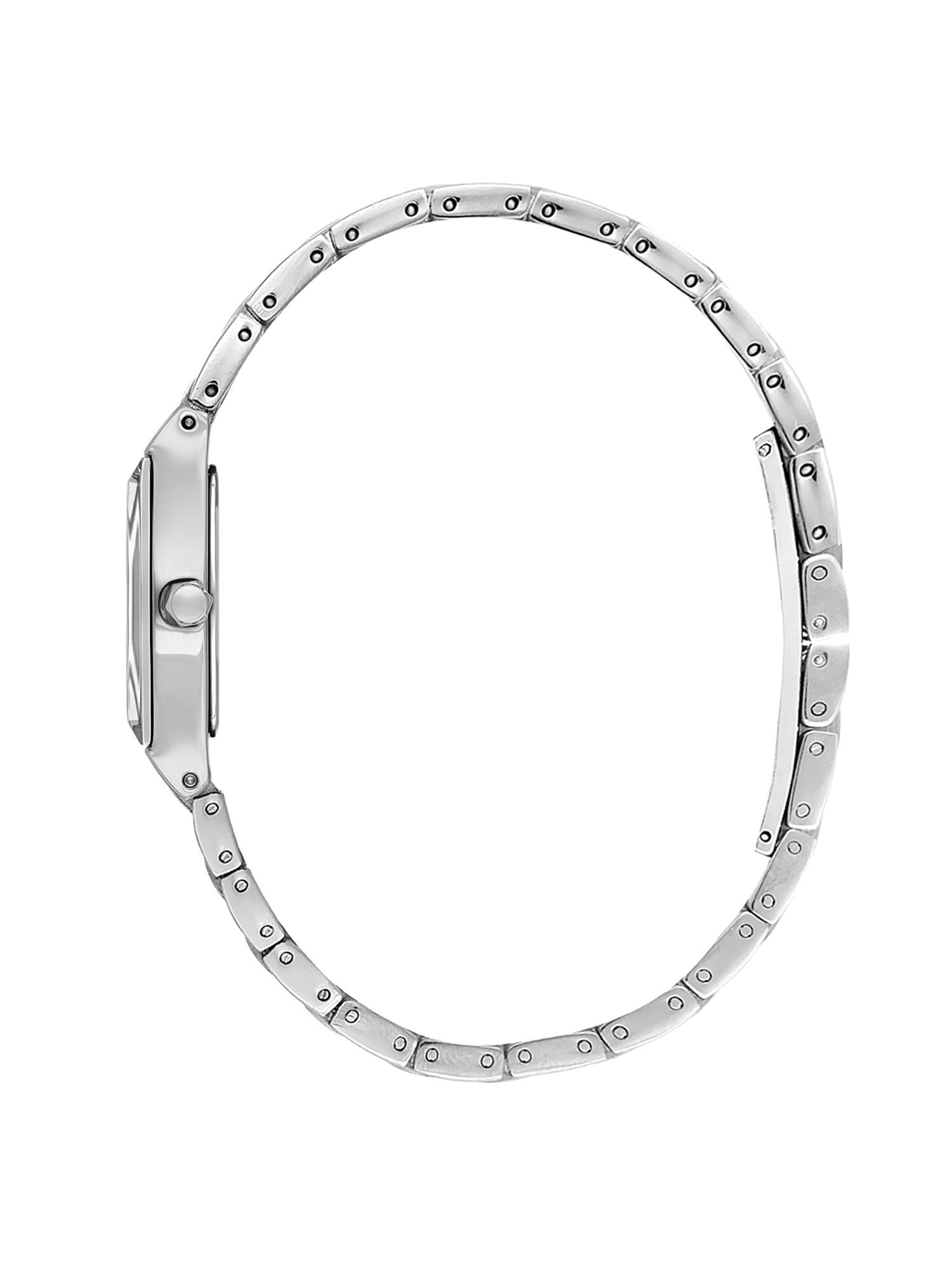 Daniel Klein Analog Silver Round Dial Silver and Gold Case Silver and Gold Strap Quartz Water-Resistant Wrist Watch for Women Girls, Ladies DK.6.14186-5